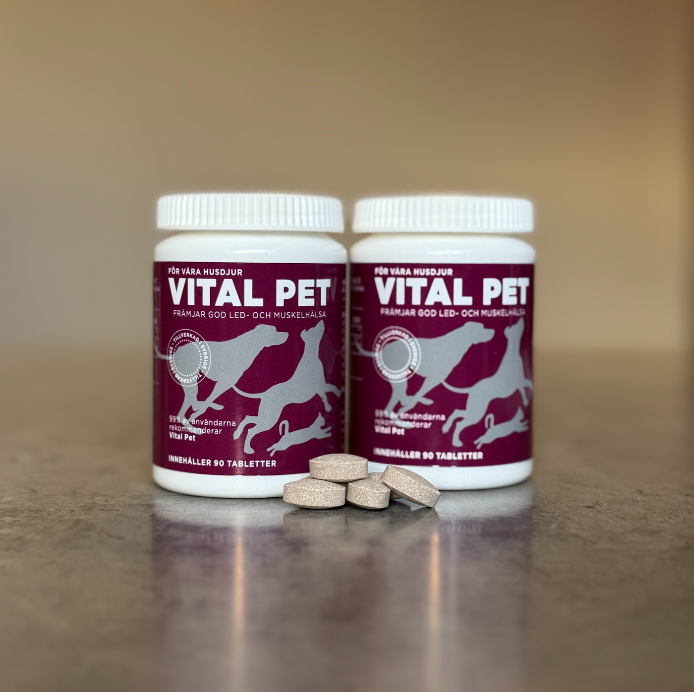 Vital Pet fodertillskott för hundar – 180 tabletter