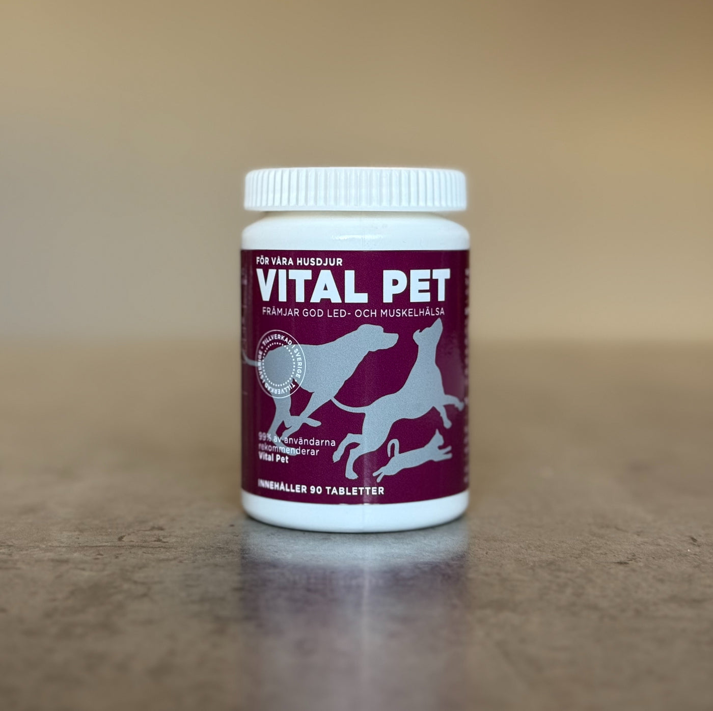 Vital Pet fodertillskott för hundar – 90 tabletter