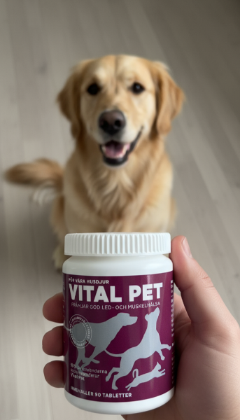 Vital Pet fodertillskott för hundar – 90 tabletter
